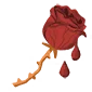 Blood-Soaked Rose